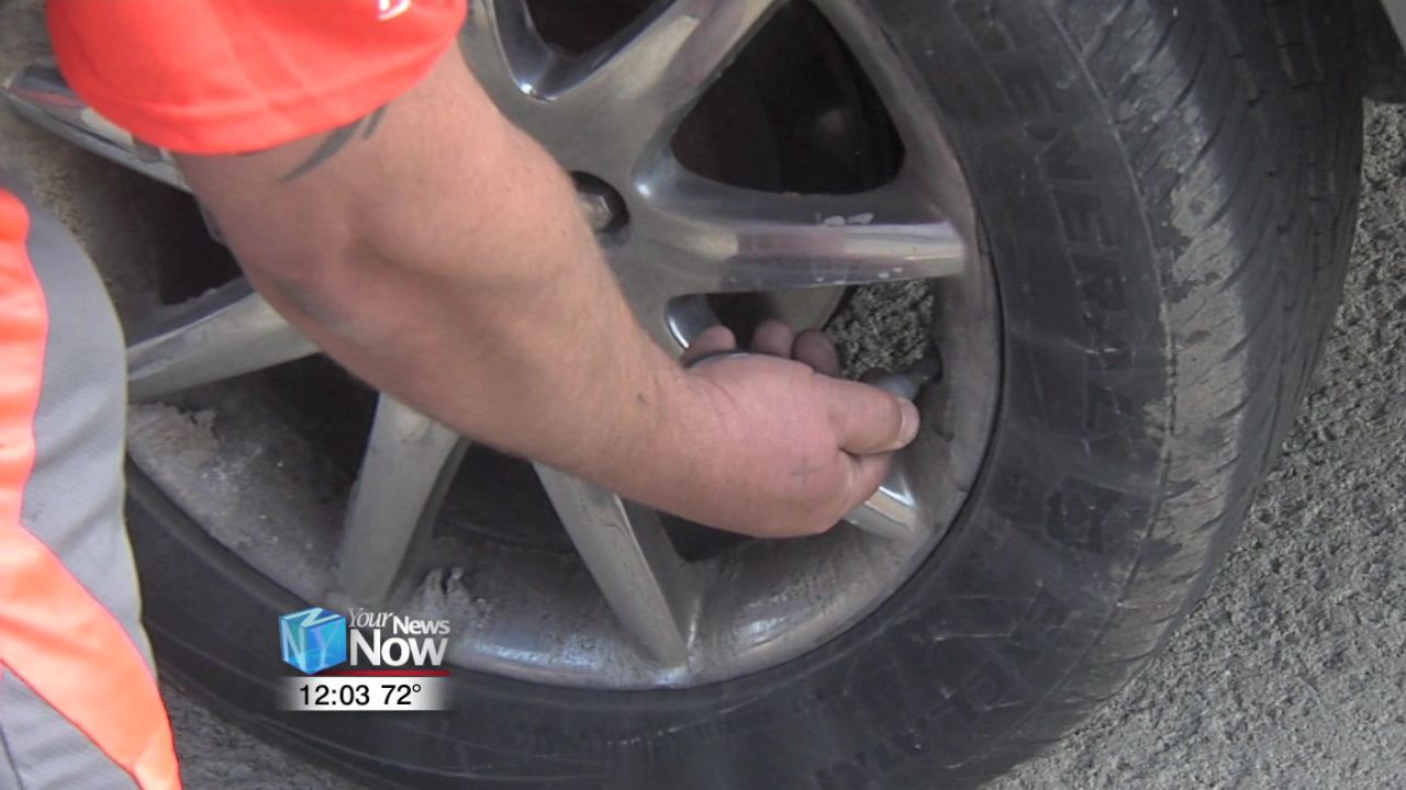 Cooper Tire employees Tread Wisely at Findlay High School 2.jpg